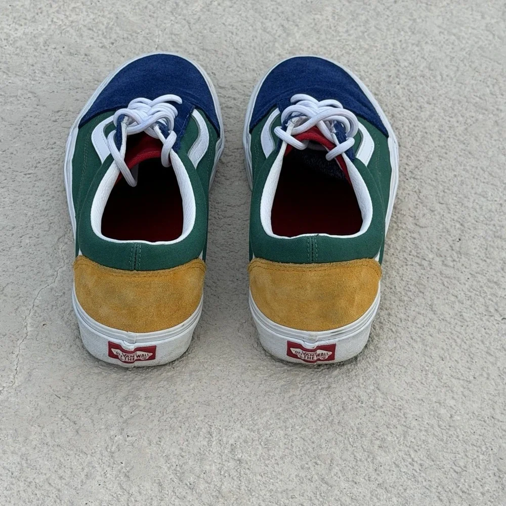 Vans‎ Old Skool Yacht Club Skate Suede Shoe UNISEX Color Block Men 10 Women 11.5